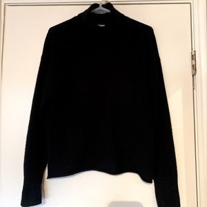 Reformation black cashmere turtle neck sweater